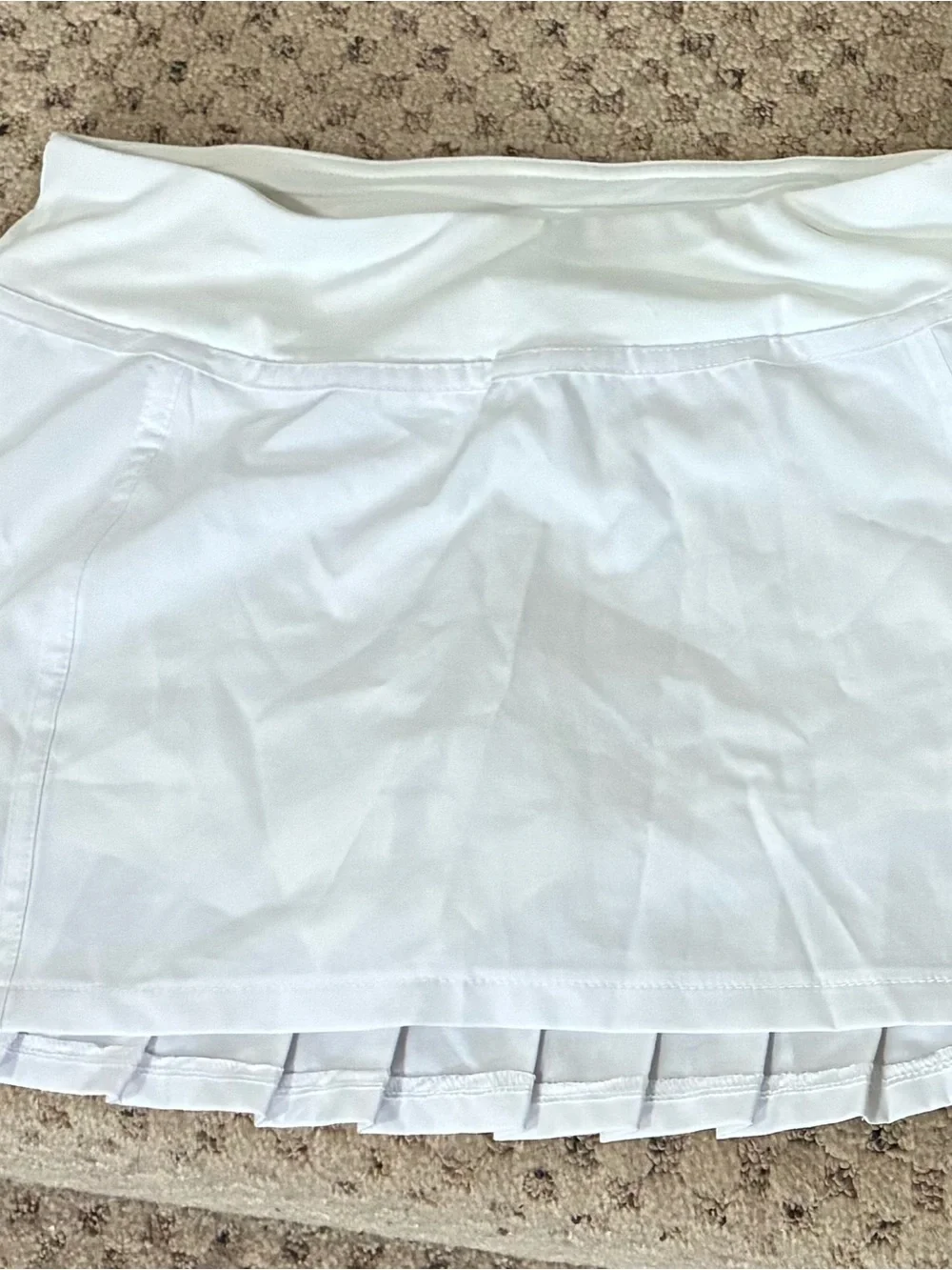 Fabletics White Women's Pleated Athletic Skirt